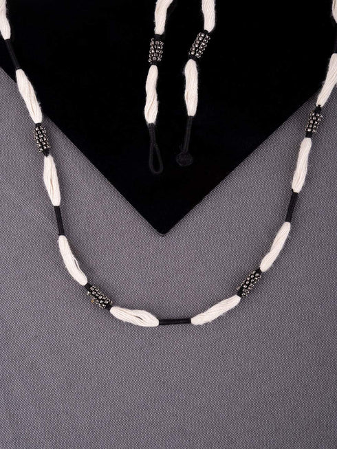 Thread Work & Bead Necklace